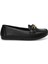 DS21071T 4fx Siyah Kadın Loafer 1