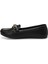 DS21071T 4fx Siyah Kadın Loafer 3