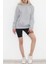 Kanguru Cep Oversize Sweat Gri - 3080.275. 2