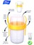 Çift Hazneli - Çatal Kaşıklı Portatif Müsli -Atıştırmalık Kabı 1100 ml 4