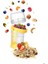 Çift Hazneli - Çatal Kaşıklı Portatif Müsli -Atıştırmalık Kabı 1100 ml 5