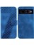 Google Piksel 7 Pro Için Telefon Kılıfı Pu Deri Kabartmalı Desen Flip Folio (Yurt Dışından) 1
