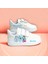 Prenses karlar Baskılı Beyaz Çocuk Spor Ayakkabı Sneaker 3