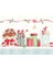 Vintage Christmas No:2 Desenli Amerikan Servisi Dikdörtgen 35 x 50 cm 1