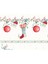 Vintage Christmas No:1 Desenli Amerikan Servisi Dikdörtgen 35 x 50 cm 1