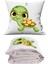 Sevimli Kaplumbağa Tv Battaniyeli Opsiyonel Dekoratif Kırlent Yastık 1