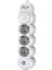FLY-3393-01 Termal Akım Korumalı 3'lü Priz 2 USB 2m 2.1A 1