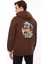 Kapüşon Yaka Kahve Erkek Sweatshırt TC3912 5