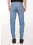 Normal Bel Dar Mavi Erkek Denim Pantolon TC5003 5