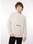 Bisiklet Yaka Bej Erkek Sweatshırt M6716 012 Platınum 3