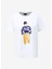 Bisiklet Yaka Baskılı Kırık Beyaz Kadın T-Shirt F4SL-TST0212 1