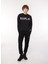 Bisiklet Yaka Siyah Erkek Sweatshırt M6527 098 Black 3