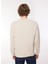 Bisiklet Yaka Bej Erkek Sweatshırt M6714 012 Platınum 5