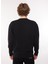 Bisiklet Yaka Siyah Erkek Sweatshırt M6527 098 Black 5