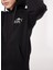 Kapüşon Yaka Siyah Erkek Sweatshırt M6528 098 Black 4