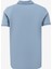 Düz Indigo Erkek Polo T-Shirt Nobro K Cepsız 2
