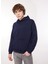 Kapüşon Yaka Lacivert Erkek Sweatshırt M6708 088 Deep Blue 1