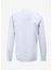 Açık Mavi Erkek Slim Fit Çizgili Gömlek F4SM-GML 0228 2