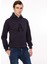 Kapüşon Yaka Koyu Mavi Erkek Sweatshırt A279F02Pf1032- 2