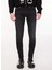 Normal Bel Normal Paça Slim Fit Siyah Erkek Denim Pantolon 75GAB5D0CDW81909 3