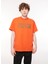 Bisiklet Yaka Turuncu Erkek T-Shirt 75GAHT03CJ00T524 1