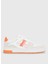 Beyaz - Turuncu Kadın Süet Sneaker YW0YW0144602T 1