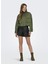Yeşil Kadın Mont Onlocean Short Cargo Jacket Otw 1