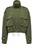 Yeşil Kadın Mont Onlocean Short Cargo Jacket Otw 5