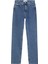 Yüksek Bel Düz Paça Normal Mavi Kadın Denim Pantolon J20J2224431A4 1