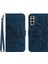 Samsung Galaxy S22 Artı Kısa Kayış Kabartmalı Ayçiçeği Kartı ile Telefon Kılıfı (Yurt Dışından) 1