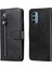 Oneplus Nord 200 5g ile Uyumlu Moda Fermuar Çevirme Deri Manyetik Cüzdan Telefon Kılıfı (Yurt Dışından) 1