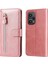 Xiaomi Poco F5 ile Uyumlu Moda Fermuar Çevirme Deri Manyetik Cüzdan Telefon Kılıfı (Yurt Dışından) 4