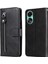 Oppo A78 4g ile Uyumlu Moda Fermuar Çevirme Deri Manyetik Cüzdan Telefon Kılıfı (Yurt Dışından) 5