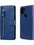 Google Pixel 5 ile Uyumlu Moda Fermuar Çevirme Deri Manyetik Cüzdan Telefon Kılıfı (Yurt Dışından) 1