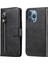 iPhone 13 Pro Max ile Uyumlu Moda Fermuar Çevirme Deri Manyetik Cüzdan Telefon Kılıfı (Yurt Dışından) 1