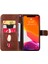 iPhone 13 Pro Max ile Uyumlu Moda Fermuar Çevirme Deri Manyetik Cüzdan Telefon Kılıfı (Yurt Dışından) 4
