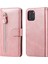 iPhone 12/12 Pro ile Uyumlu Moda Fermuar Çevirme Deri Manyetik Cüzdan Telefon Kılıfı (Yurt Dışından) 1