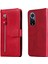 Huawei Nova 9 ile Uyumlu Moda Fermuar Çevirme Deri Manyetik Cüzdan Telefon Kılıfı (Yurt Dışından) 1