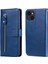 iPhone 14 ile Uyumlu Moda Fermuar Çevirme Deri Manyetik Cüzdan Telefon Kılıfı (Yurt Dışından) 1