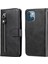 iPhone 13 Mini ile Uyumlu Moda Fermuar Çevirme Deri Manyetik Cüzdan Telefon Kılıfı (Yurt Dışından) 1