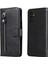Samsung Galaxy A13 5g ile Uyumlu Moda Fermuar Çevirme Deri Manyetik Cüzdan Telefon Kılıfı (Yurt Dışından) 1