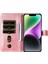 iPhone 15 ile Uyumlu Moda Fermuar Çevirme Deri Manyetik Cüzdan Telefon Kılıfı (Yurt Dışından) 1