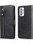 Samsung Galaxy A33 5g ile Uyumlu Moda Fermuar Çevirme Deri Manyetik Cüzdan Telefon Kılıfı (Yurt Dışından) 1