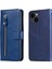iPhone 15 Plus ile Uyumlu Moda Fermuar Çevirme Deri Manyetik Cüzdan Telefon Kılıfı (Yurt Dışından) 1