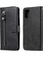 Samsung Galaxy A31 ile Uyumlu Moda Fermuar Çevirme Deri Manyetik Cüzdan Telefon Kılıfı (Yurt Dışından) 1