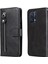Realme 9 Pro Plus ile Uyumlu Moda Fermuar Çevirme Deri Manyetik Cüzdan Telefon Kılıfı (Yurt Dışından) 1