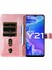 Vıvo Y21/Y21S/Y33S ile Uyumlu Moda Fermuar Çevirme Deri Manyetik Cüzdan Telefon Kılıfı (Yurt Dışından) 1