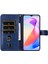 Honor X6A ile Uyumlu Moda Fermuar Çevirme Deri Manyetik Cüzdan Telefon Kılıfı (Yurt Dışından) 5