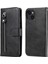 iPhone 13 ile Uyumlu Moda Fermuar Çevirme Deri Manyetik Cüzdan Telefon Kılıfı (Yurt Dışından) 1