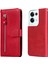 Oppo Reno 8 Pro 5g ile Uyumlu Moda Fermuar Çevirme Deri Manyetik Cüzdan Telefon Kılıfı (Yurt Dışından) 2